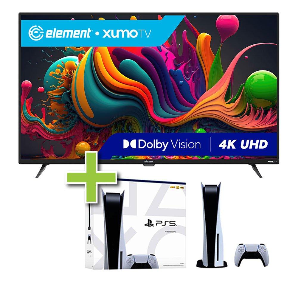 Rent to Own Element 50" Element Xumo 4K Ultra HD Smart TV & PlayStation